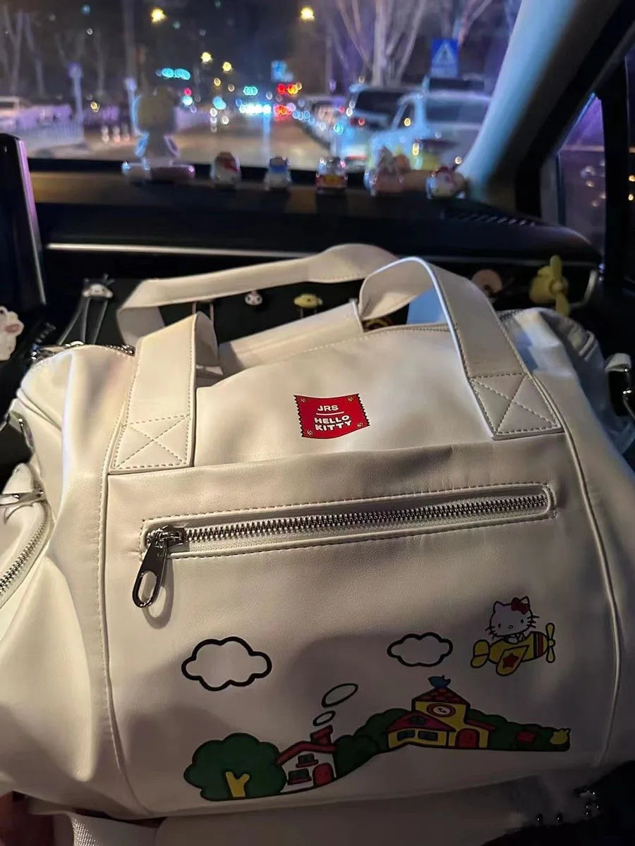 Kawaii Hello Kitty Crossbody Travel Bag Kawaii Hello Kitty Crossbody Travel Bag
