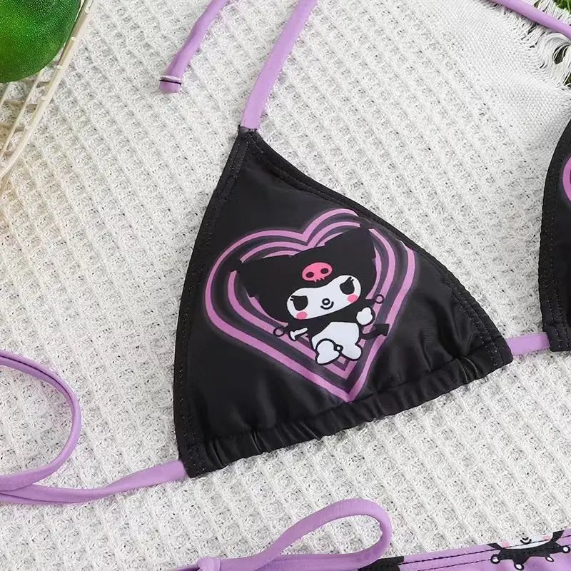 Kawaii Kuromi Bikinis