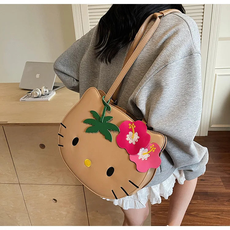 Kawaii Tanned Hello Kitty Backpack