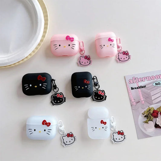 Kawaii Hello Kitty AirPods Case (Soft Cover)