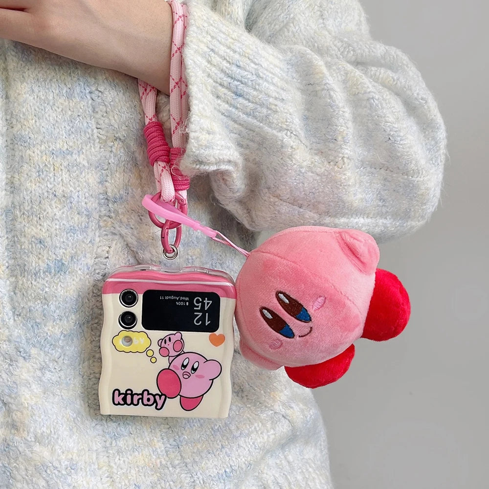 Kawaii Kirby Galaxy Z Flip Case - KAWAII LULU