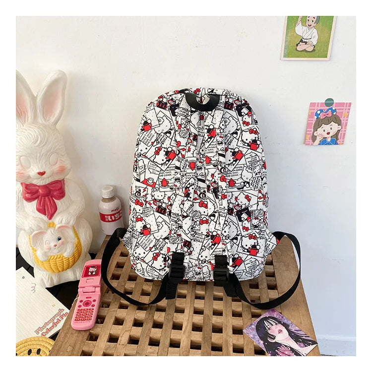 Kawaii Hello Kitty Street Backpack