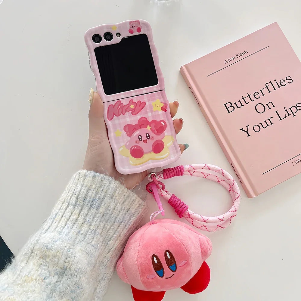 Kawaii Kirby Galaxy Z Flip Case - KAWAII LULU