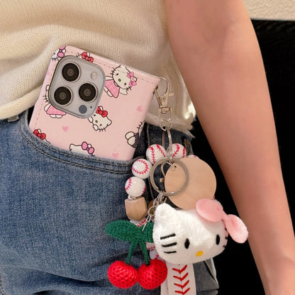 Kawaii Hello Kitty Flip iPhone Case