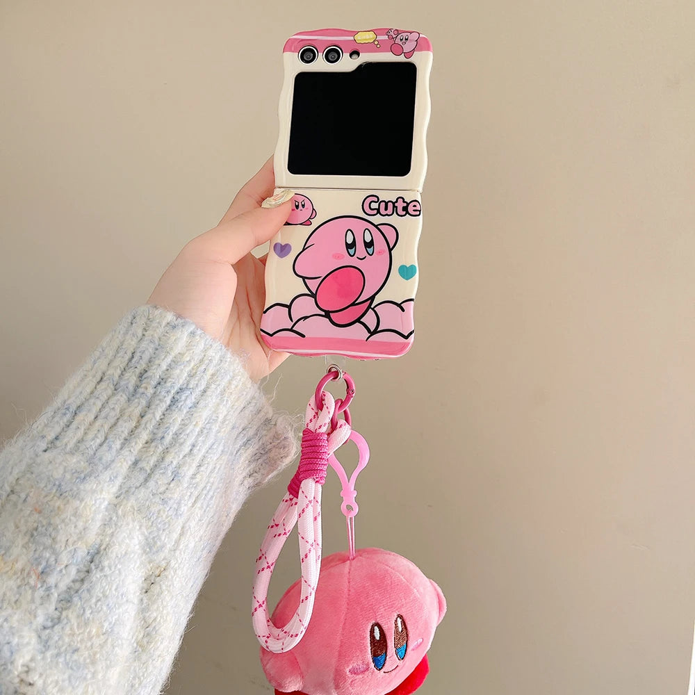 Kawaii Kirby Galaxy Z Flip Case - KAWAII LULU