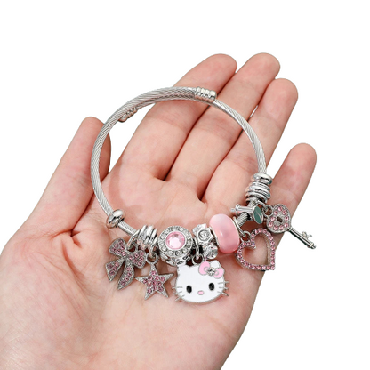 Kawaii Hello Kitty Bangle Bracelet - KAWAII LULU