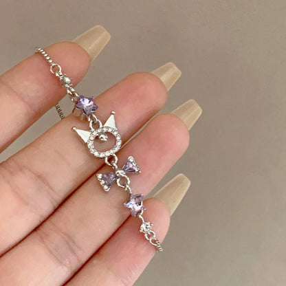 Kawaii Kuromi Charm Bracelet