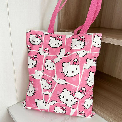 Kawaii Hello Kitty Canvas Bag