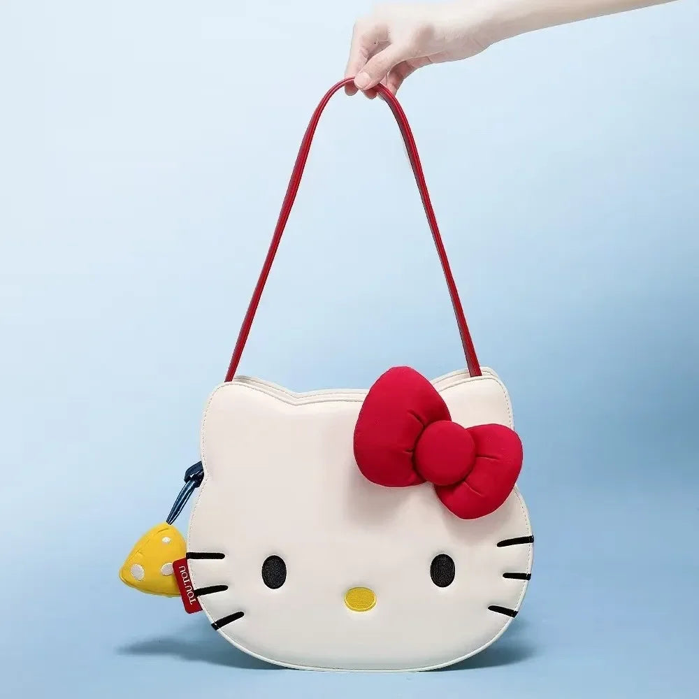 Kawaii Hello Kitty Face Shoulder Bag