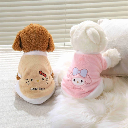 Kawaii Sanrio Pet Fleece Hoodie