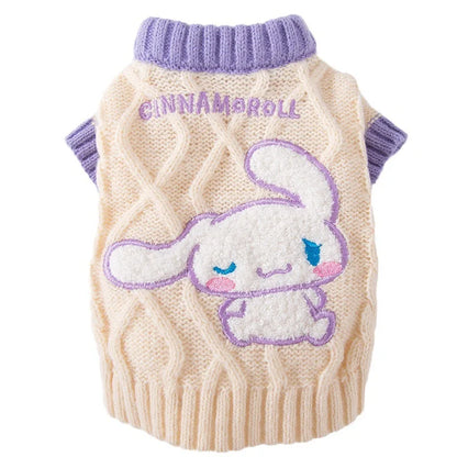Kawaii Cinnamoroll Pet Sweater