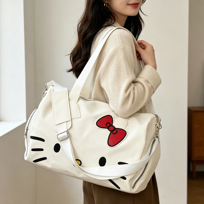 Kawaii Hello Kitty Crossbody Travel Bag