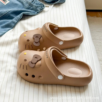 Kawaii Sanrio Hello Kitty Foam Bubble Grip Slippers