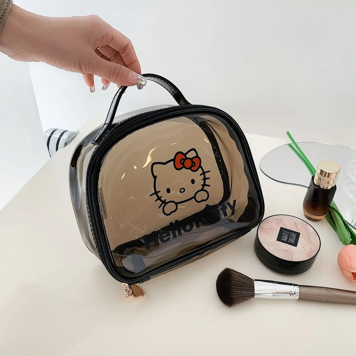 Kawaii Hello Kitty Clear Makeup Bag