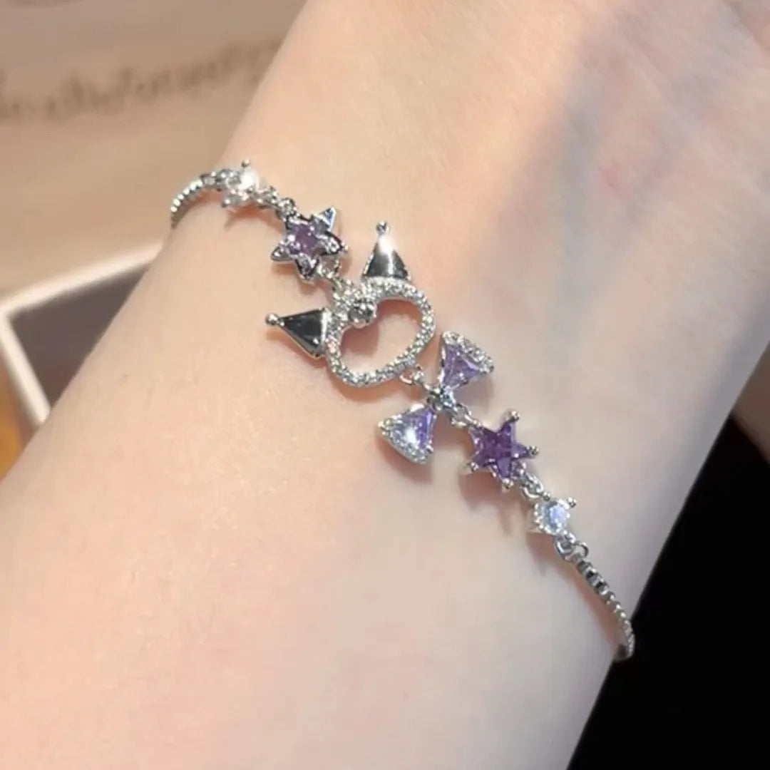 Kawaii Kuromi Charm Bracelet