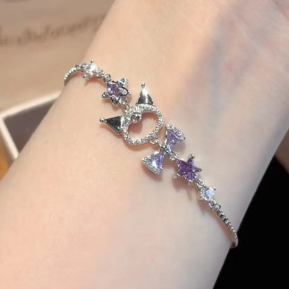 Kawaii Kuromi Charm Bracelet