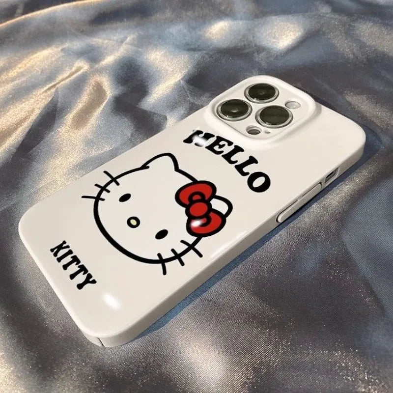 Kawaii Hello Kitty Hard Cover iPhone Case