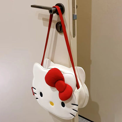 Kawaii Hello Kitty Face Shoulder Bag