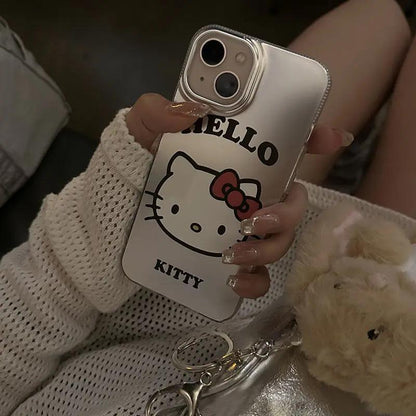Kawaii Hello Kitty Electroplate iPhone Case