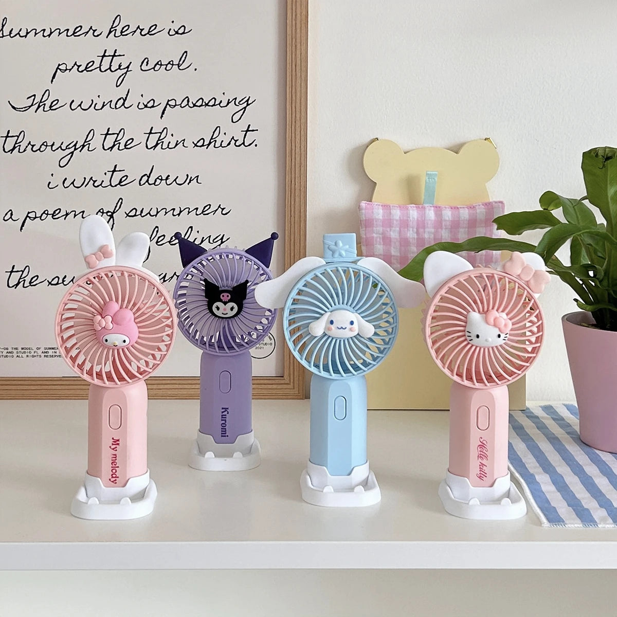 Kawaii Sanrio Handheld Mini Fan