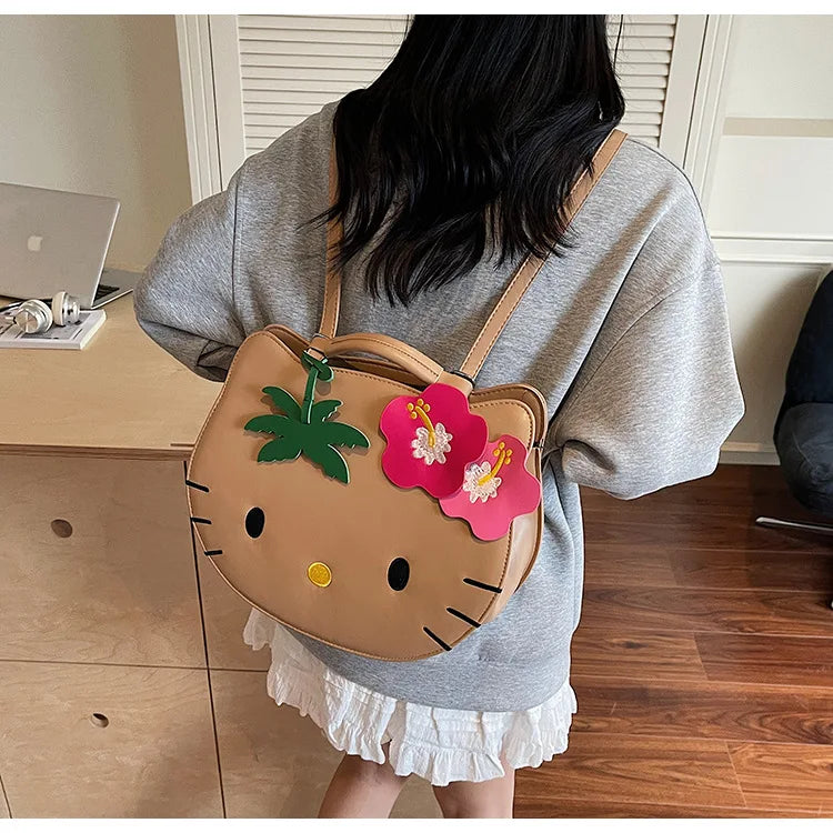 Kawaii Tanned Hello Kitty Backpack