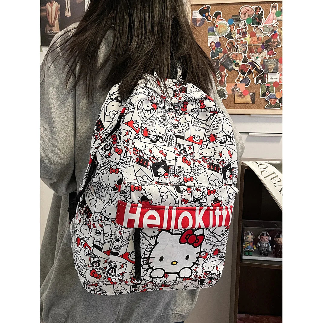 Kawaii Hello Kitty Street Backpack