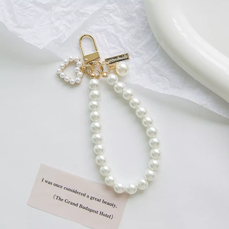 Kawaii Pearl Keychain
