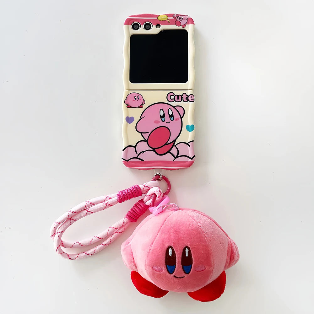 Kawaii Kirby Galaxy Z Flip Case - KAWAII LULU