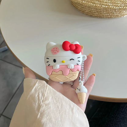 Kawaii Hello Kitty Ice Cream AirPods Case