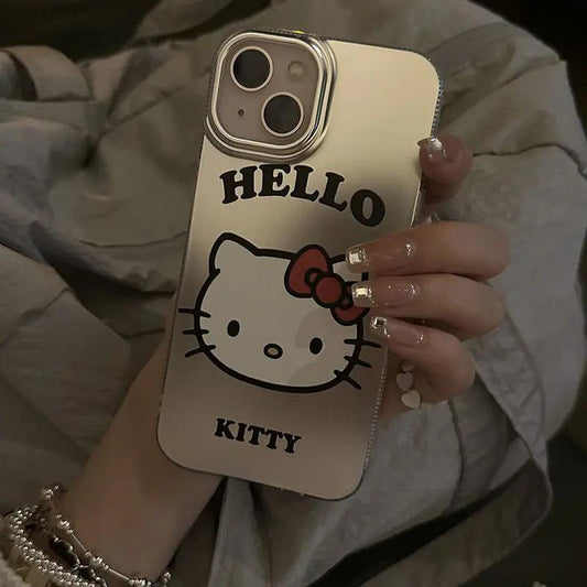 Kawaii Hello Kitty Electroplate iPhone Case