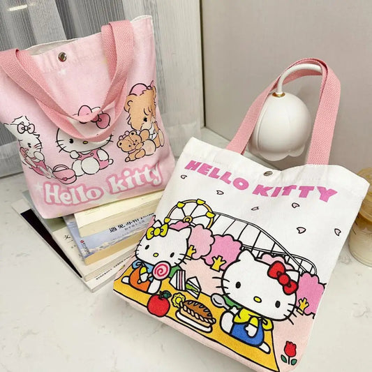 Kawaii Hello Kitty Canvas Bag