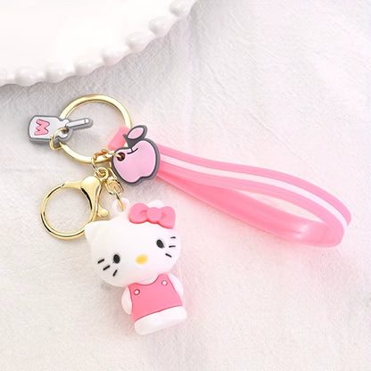 Kawaii Hello Kitty Fluffy Keychain