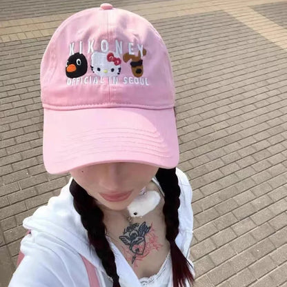 Kawaii Hello Kitty Baseball Cap