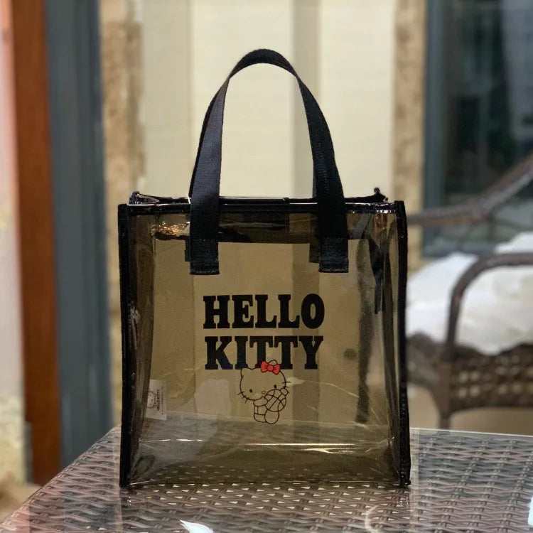 Kawaii Hello Kitty Transparent Makeup Bag - KAWAII LULU