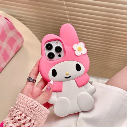 Kawaii My Melody Soft Silicone iPhone Case