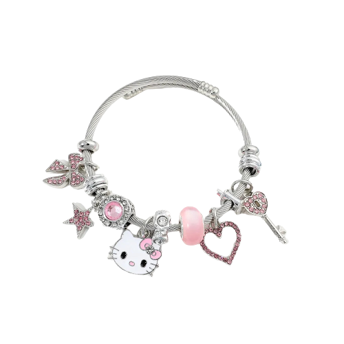 Kawaii Hello Kitty Bangle Bracelet - KAWAII LULU