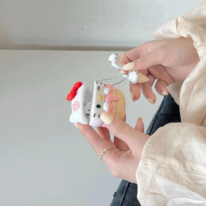 Kawaii Hello Kitty Ice Cream AirPods Case