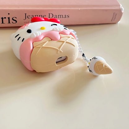 Kawaii Hello Kitty Ice Cream AirPods Case