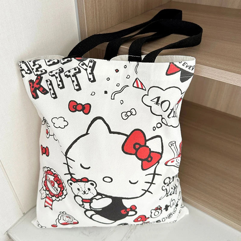 Kawaii Hello Kitty Canvas Bag