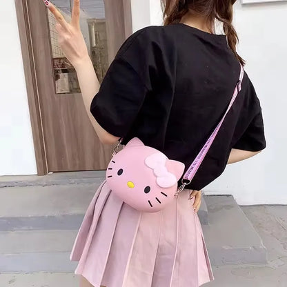 Kawaii Hello Kitty Soft Silicon Crossbody Bag