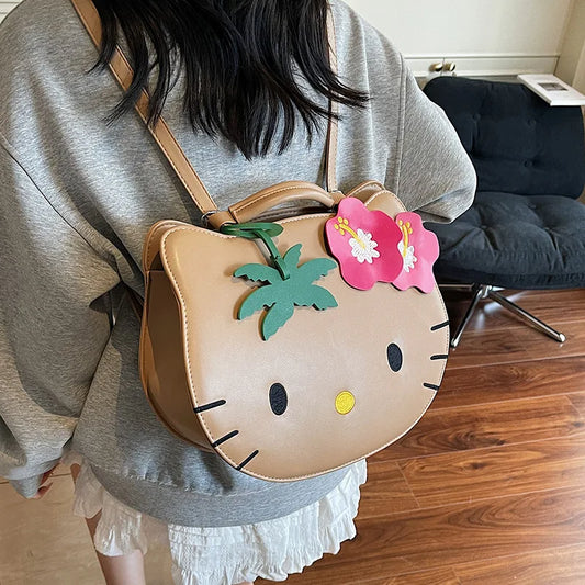 Kawaii Tanned Hello Kitty Backpack