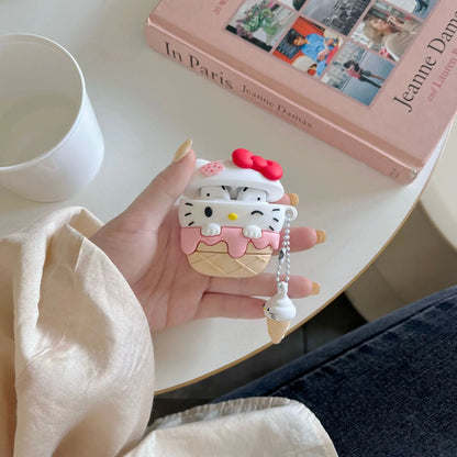 Kawaii Hello Kitty Ice Cream AirPods Case