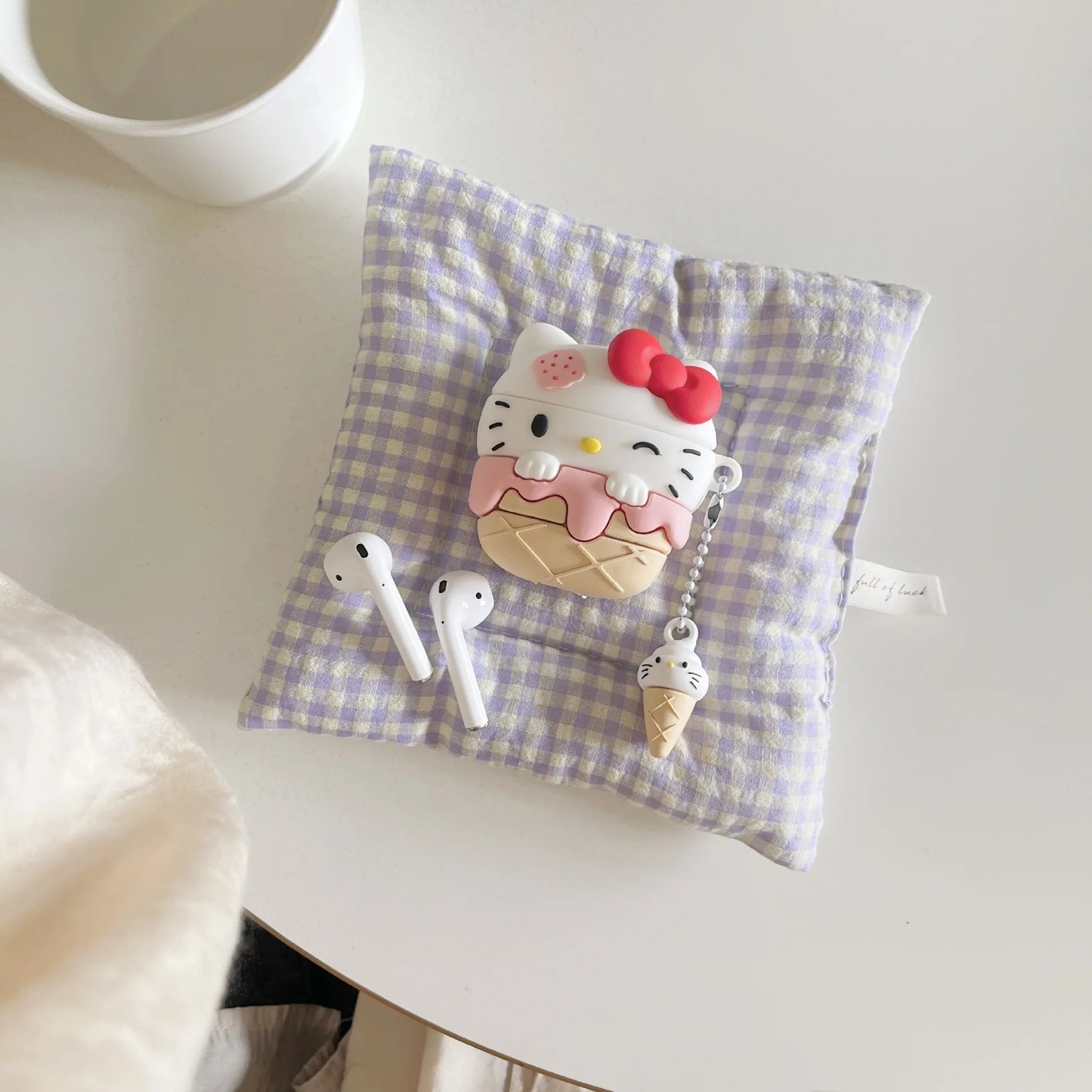 Kawaii Hello Kitty Ice Cream AirPods Case