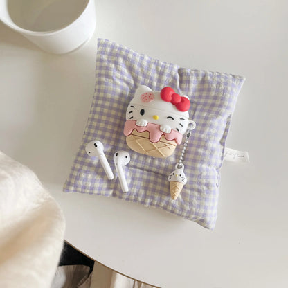 Kawaii Hello Kitty Ice Cream AirPods Case