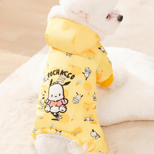 Kawaii Pochacco Fluffy Jacket for Pet