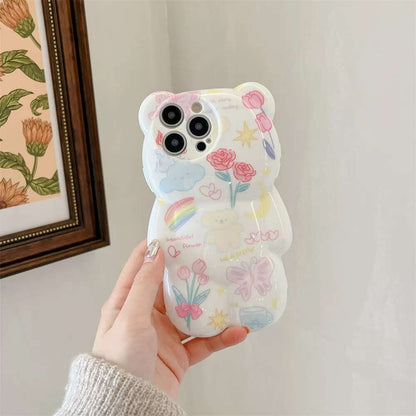 Kawaii 3D Bear iPhone Case - KAWAII LULU