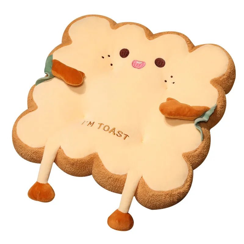 Kawaii Bread Toast Plush Cushion - KAWAII LULU