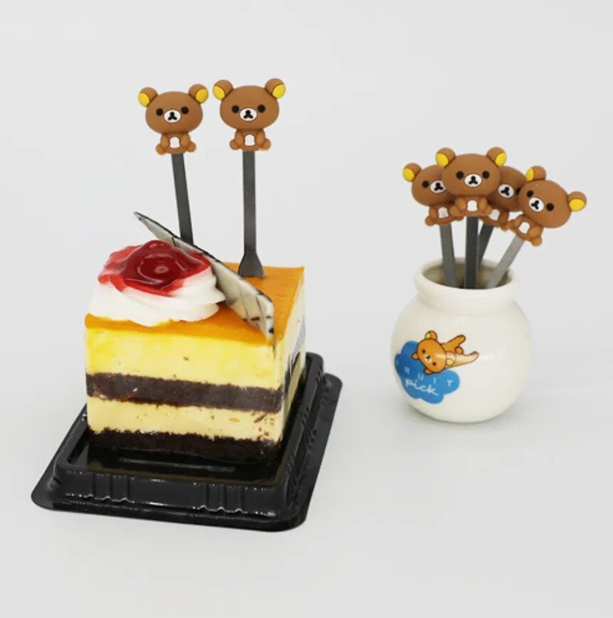 Kawaii Cake Fork Set (5pcs) - KAWAII LULU