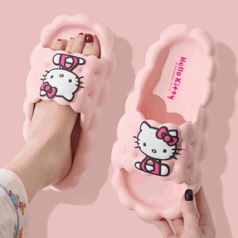 Kawaii Cloud Slippers Hello Kitty - KAWAII LULU