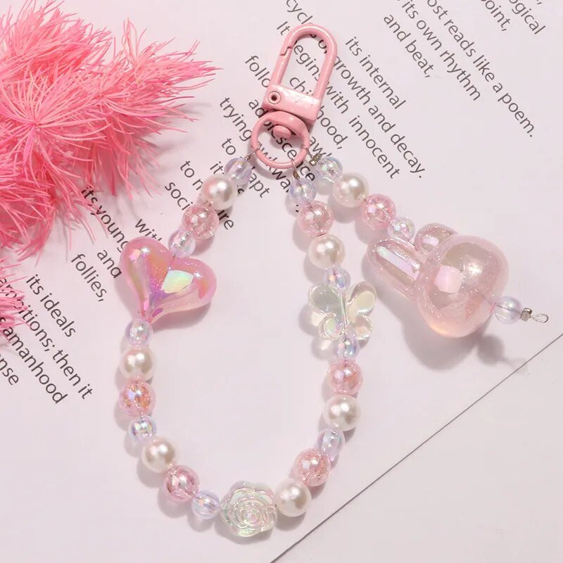 Kawaii Glitter Bead Keychain - KAWAII LULU